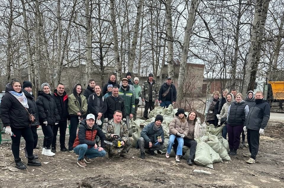 В Сергиево-Посадском округе проходит субботник